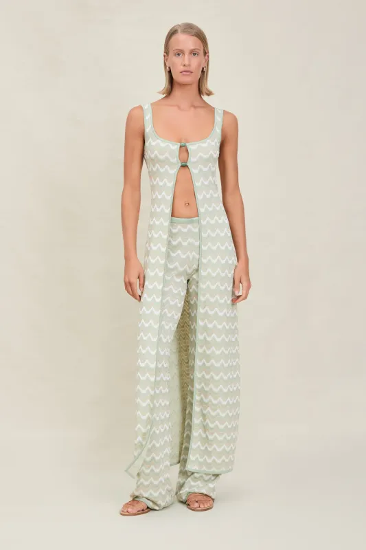 Devon Windsor - Flora Pant - Aloe sold by Jessie Boutique