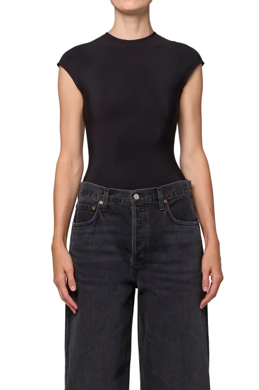 Agolde - Agata Bodysuit - Black sold by Jessie Boutique