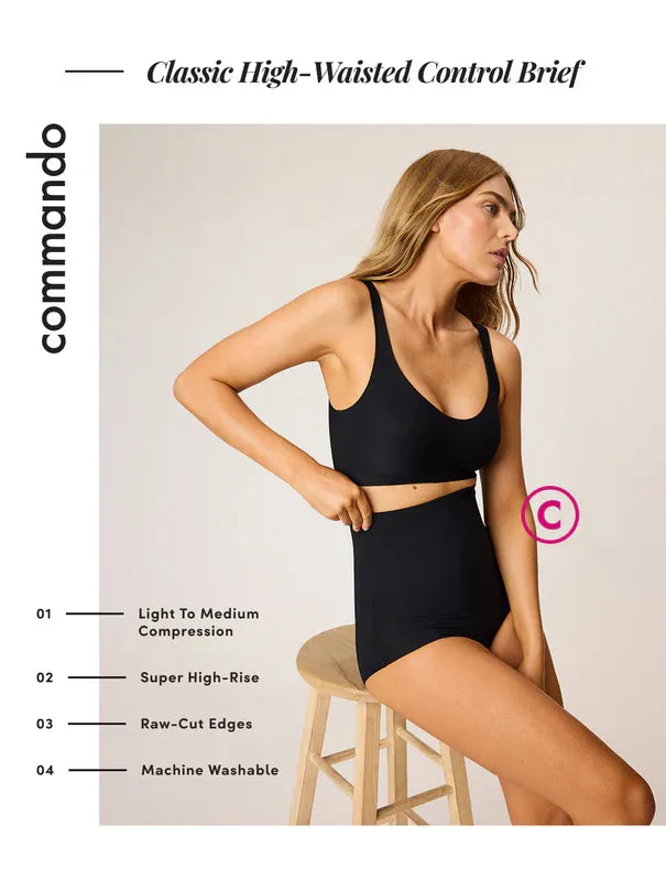 Commando - Classic High-Waisted Control Brief - Black sold by Jessie Boutique product image thumbnail 4