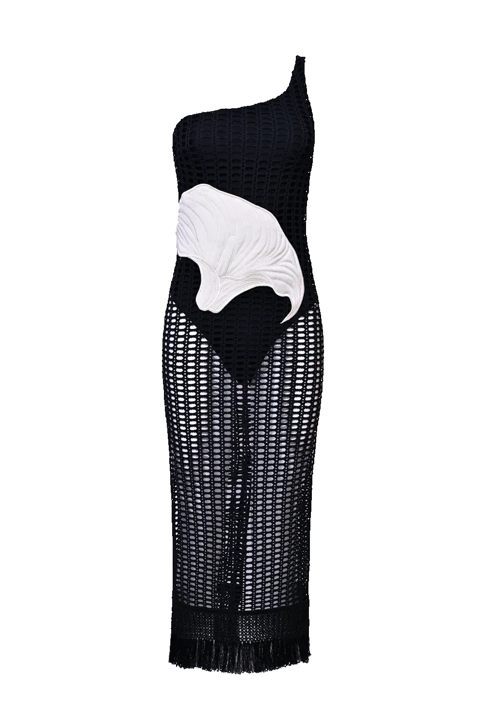 Patbo - Selene Mesh Printed Beach Dress - Black sold by Jessie Boutique product image thumbnail 3