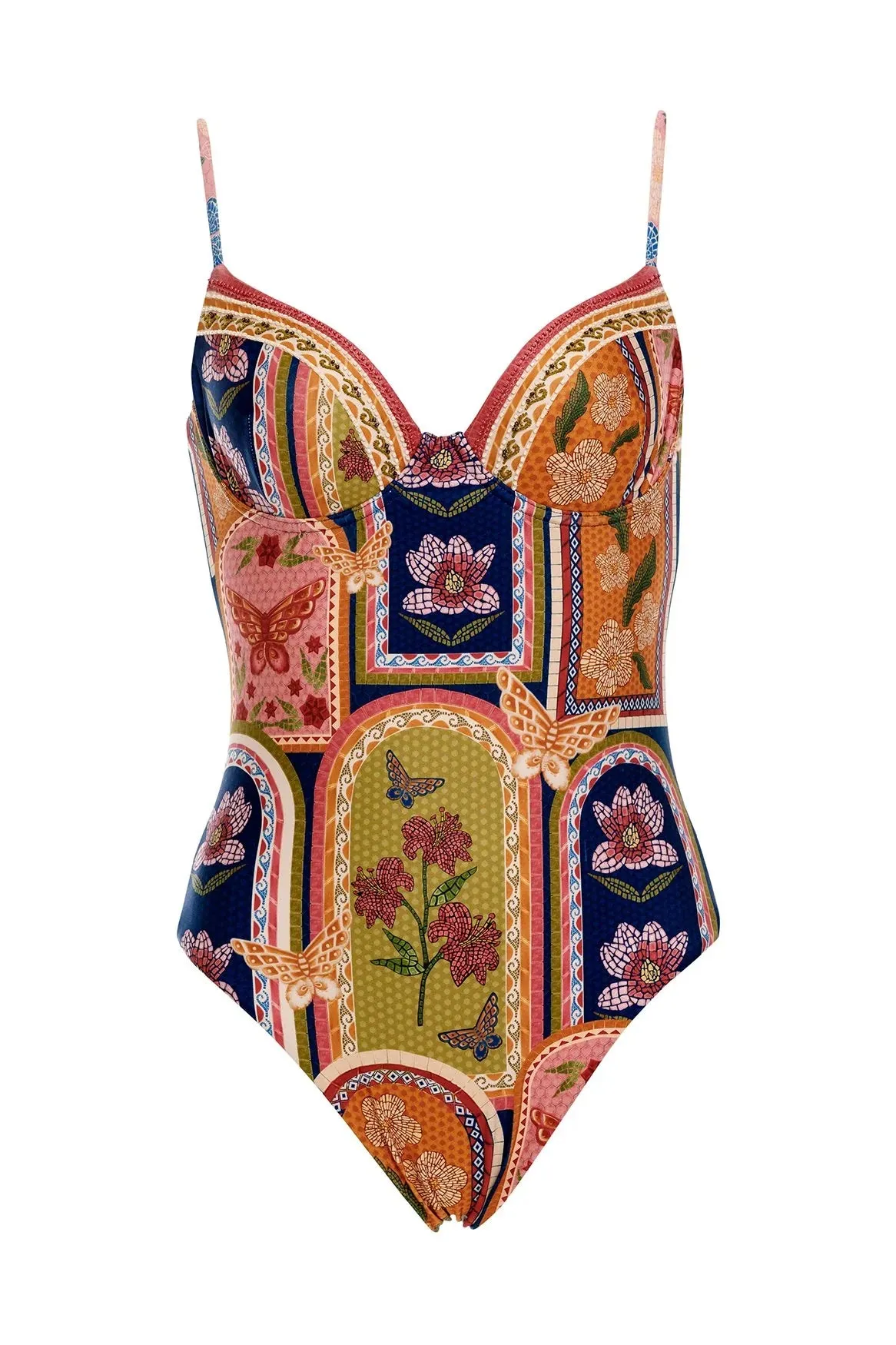 Aguabendita - Petra Fiore One Piece Swimsuit - Multicolor sold by Jessie Boutique product image thumbnail 3