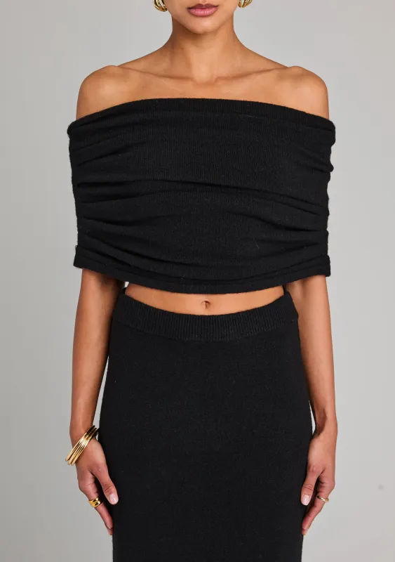 SER.O.YA - Emory Top - Black made by Jessie Boutique