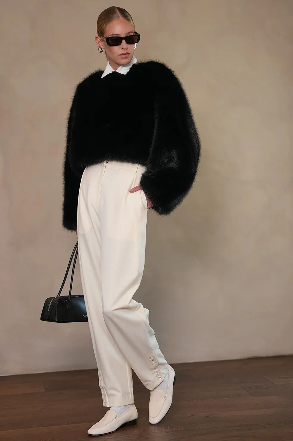 Parentezi - Lucienne Faux Fur Sweater - Multiple Colors sold by Jessie Boutique product image thumbnail 2