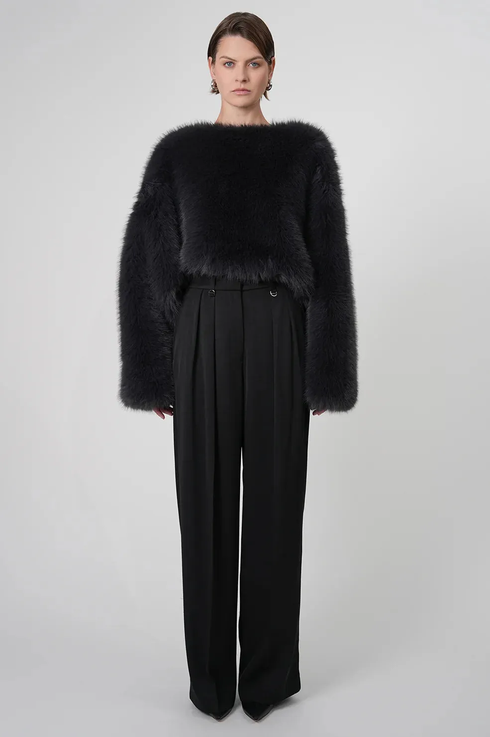 Parentezi - Lucienne Faux Fur Sweater - Multiple Colors sold by Jessie Boutique product image thumbnail 4