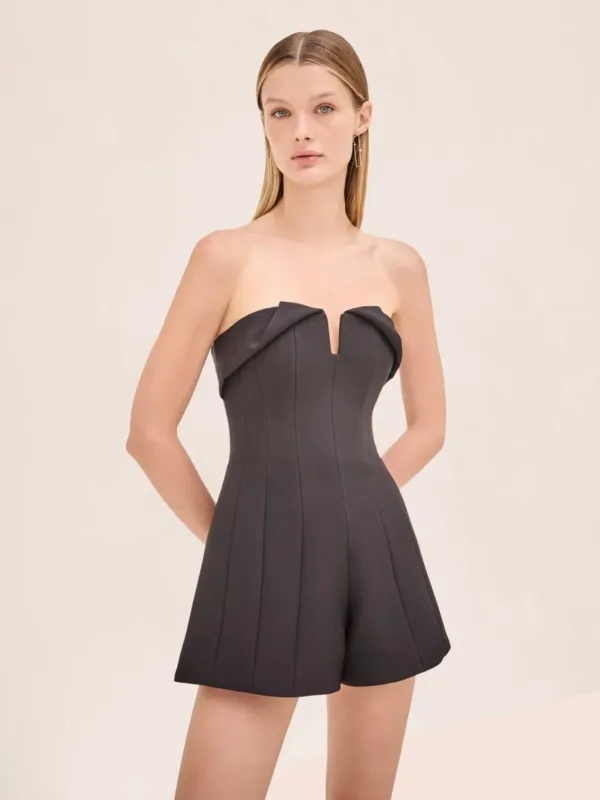 Alexis - Chelya Romper - Black sold by Jessie Boutique