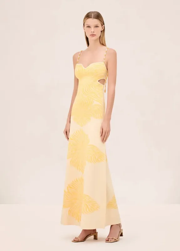 Alexis - Rayana Midi Dress - Yellow Bloom sold by Jessie Boutique