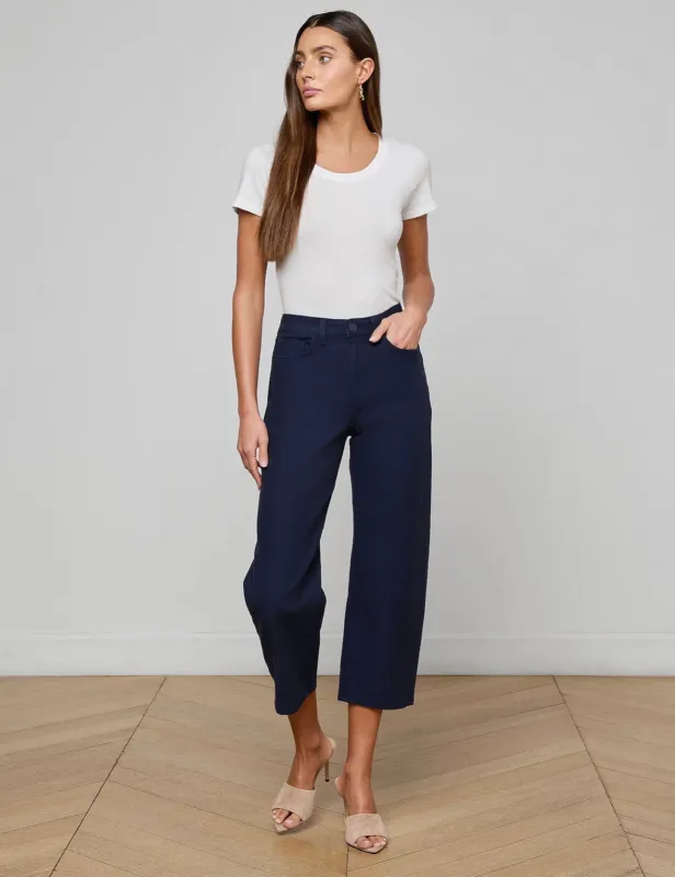 L’agence - Mallis Bow-Leg Jean - Saturated Blue sold by Jessie Boutique