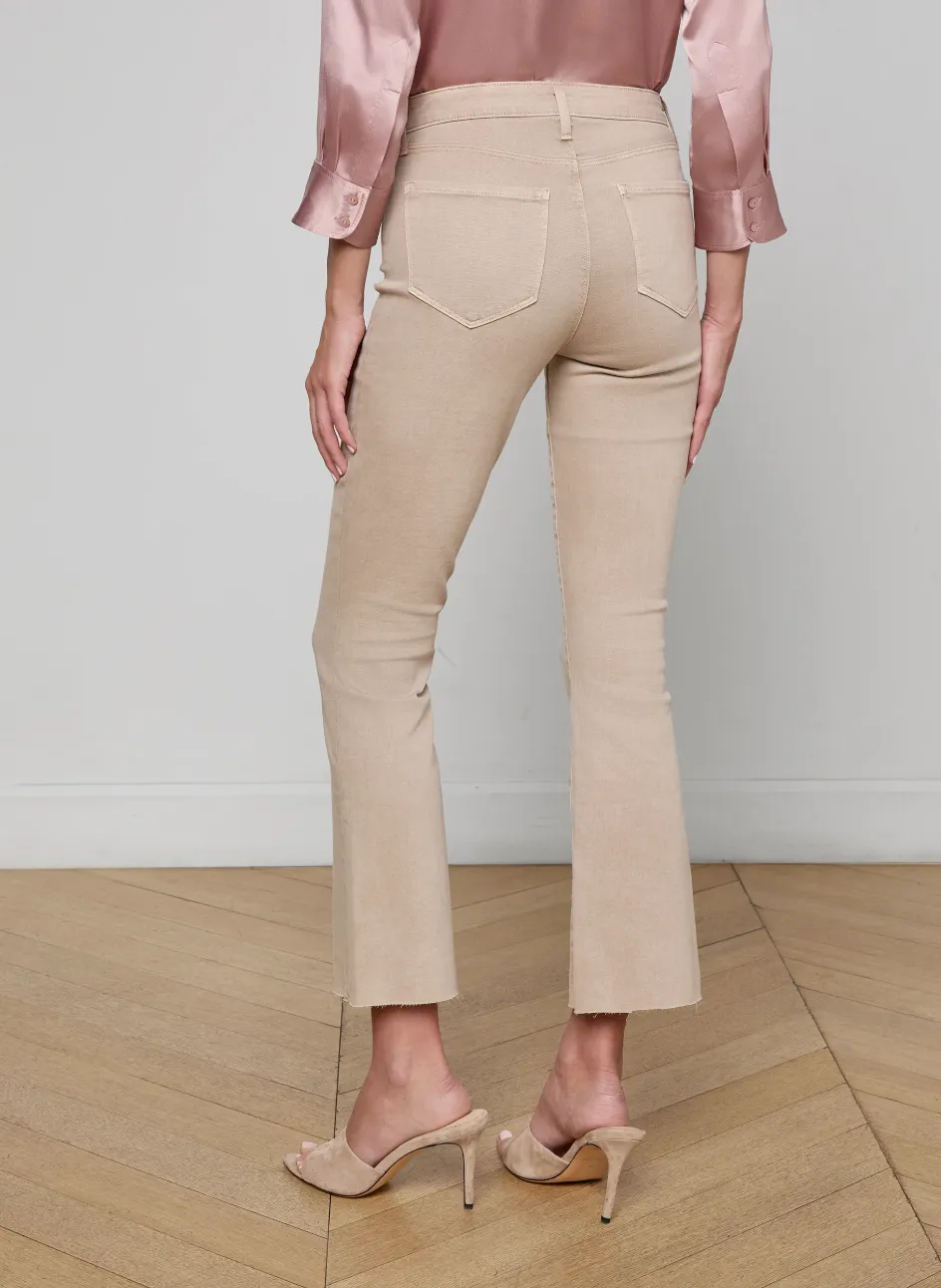 L'agence - Kendra H/R Crop Flare - Biscuit sold by Jessie Boutique product image thumbnail 3