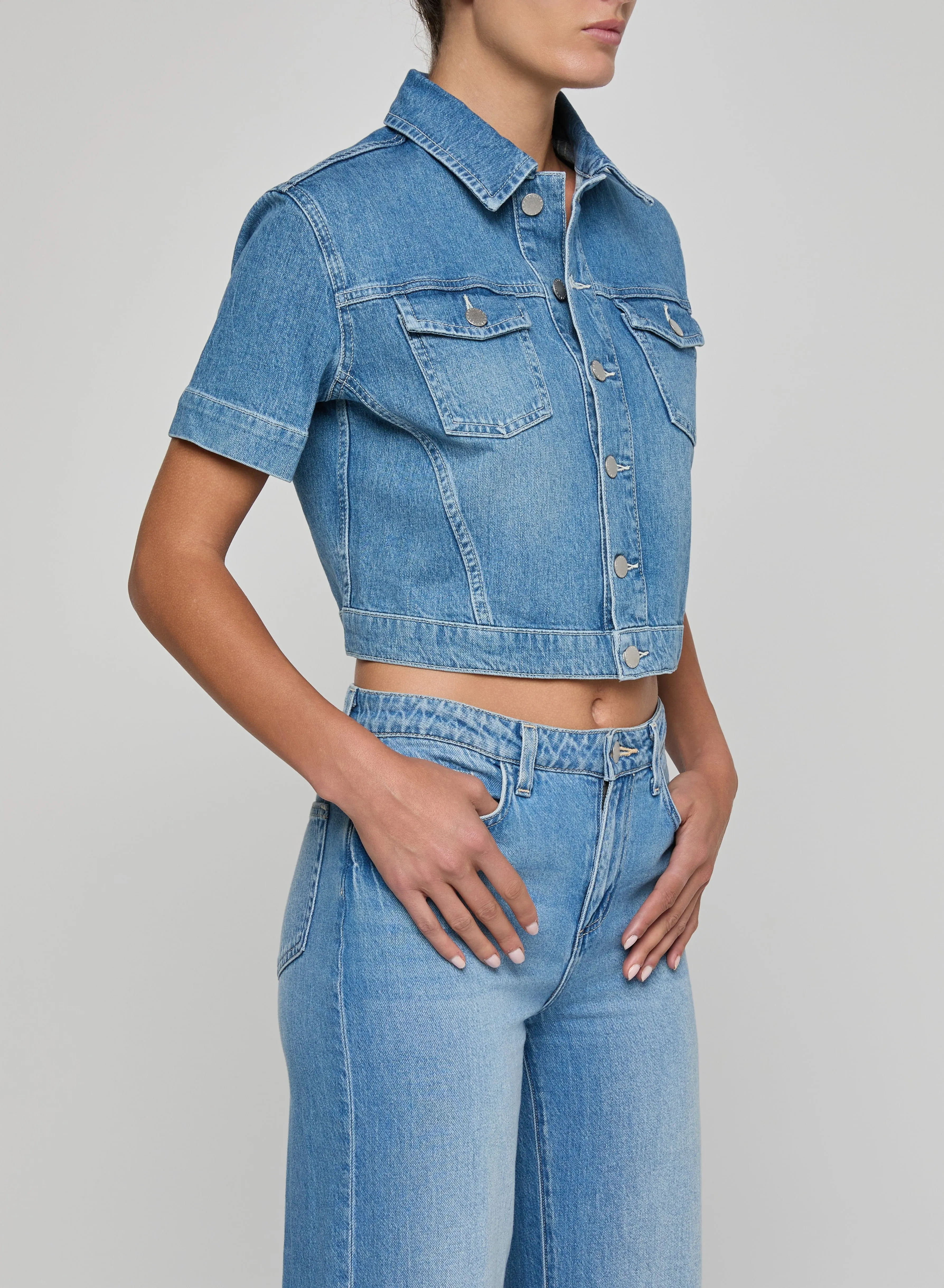 L'agence - Kirstie Jean Shirt Jacket - Calabasas sold by Jessie Boutique product image thumbnail 3