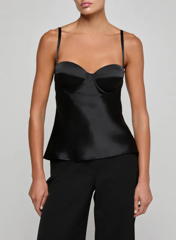 L'agence - Orlina Camisole - Black sold by Jessie Boutique