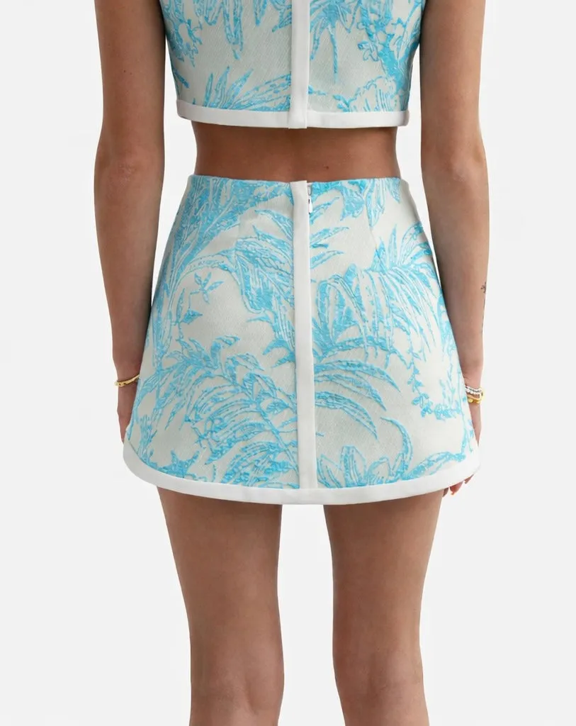 Alexis - Rayen Skort - Aqua Palm sold by Jessie Boutique product image thumbnail 3