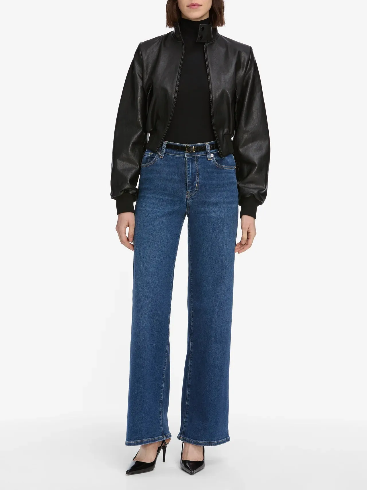 Frame - Low Rise Le Slim Palazzo - Femma sold by Jessie Boutique product image thumbnail 3