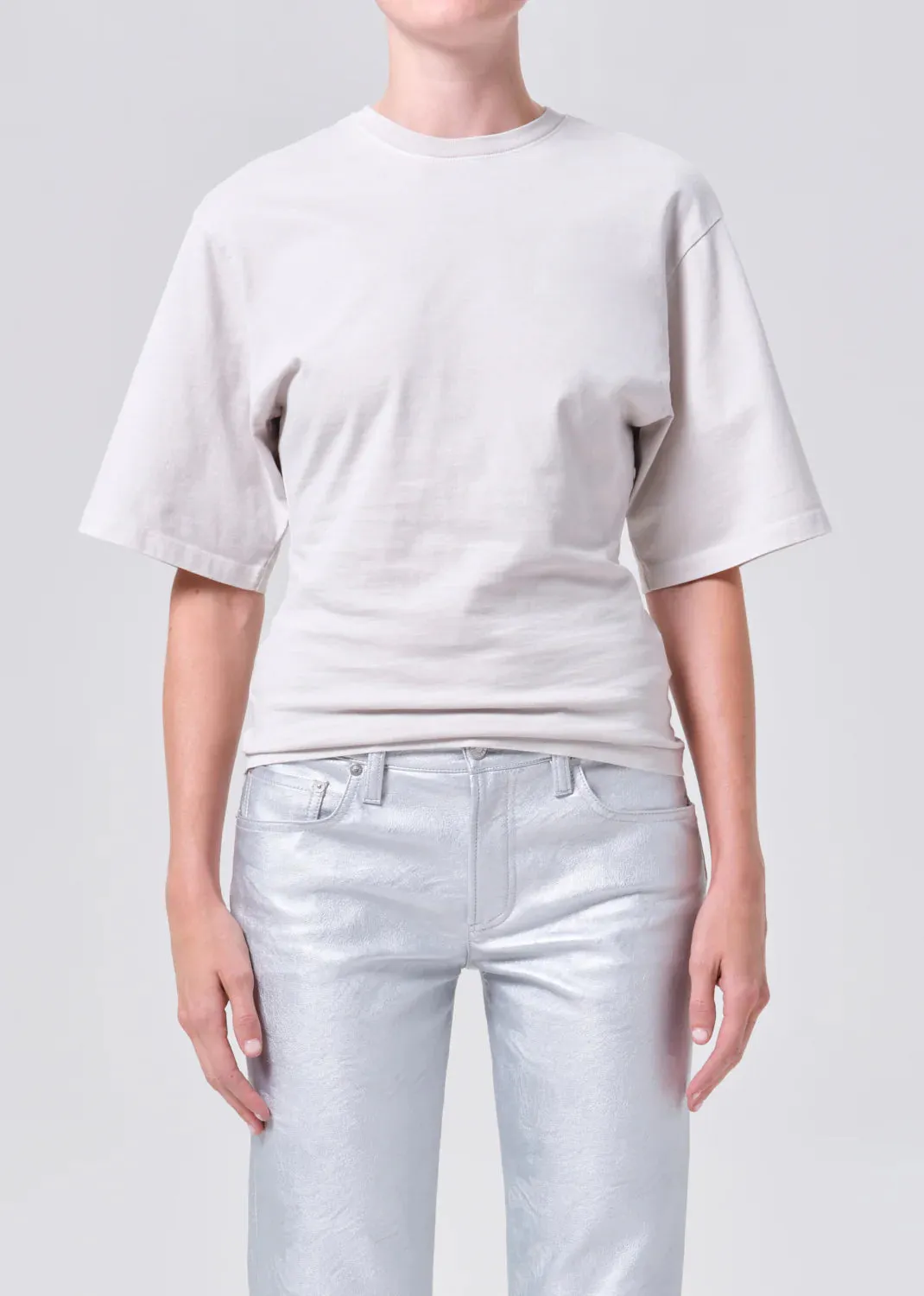 Agolde - Storey Tee - Bone sold by Jessie Boutique