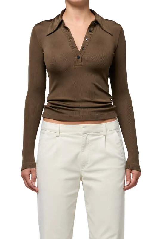 Citizens of Humanity - Shaea Polo - Cocoa sold by Jessie Boutique