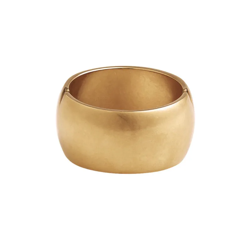 Ben-Amun - Lila Thick Bangle - Gold Plated made by Ben-Amun