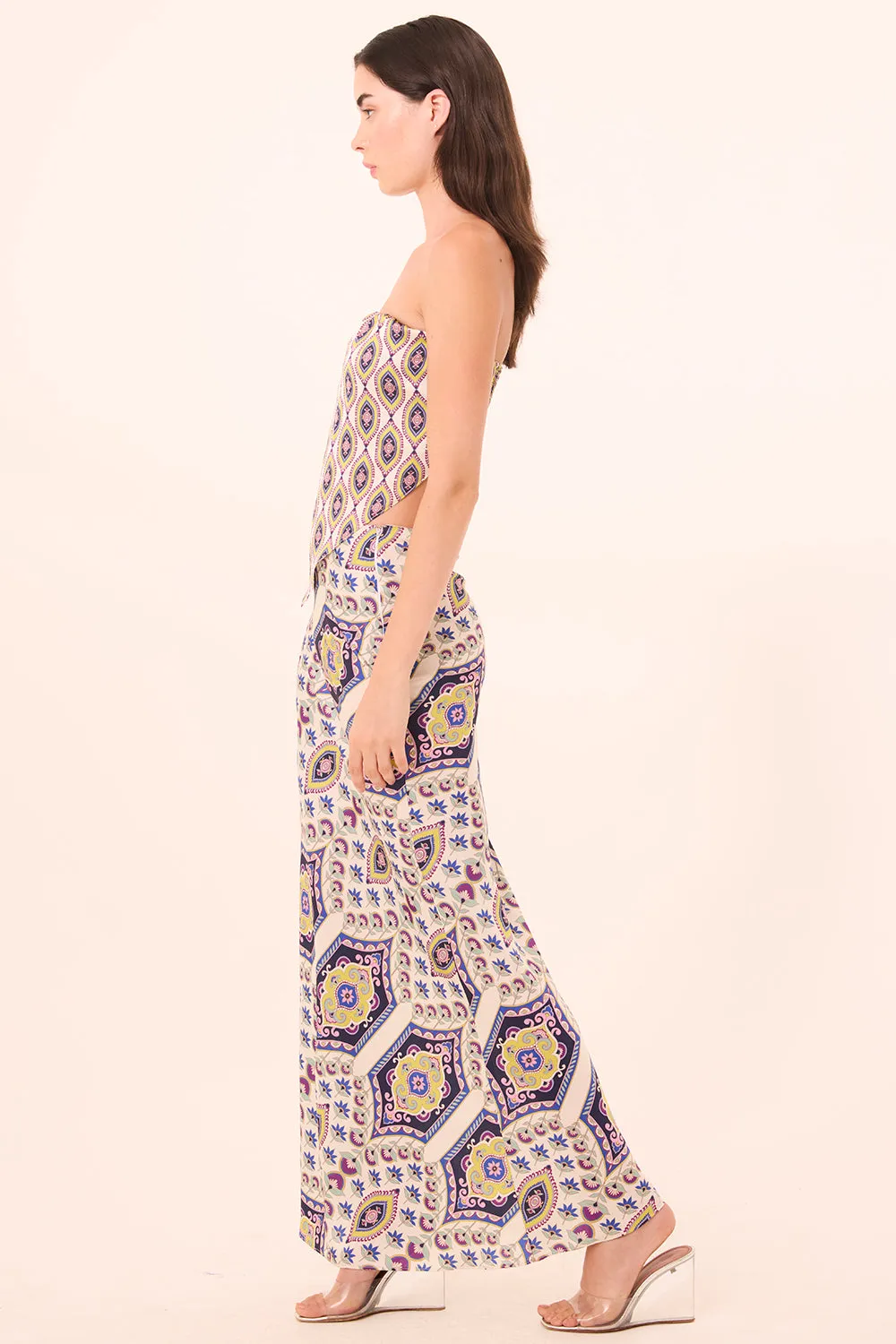 Misa - Mae Top - Mosaic Eye Satin sold by Jessie Boutique product image thumbnail 3