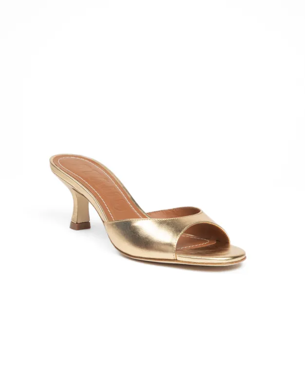 Staud - Brigitte Mule - Gold made by STAUD