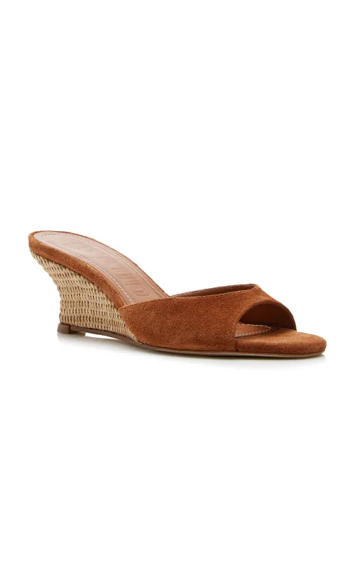 Staud - Brigitte Wedge - Tabac/Natural made by STAUD