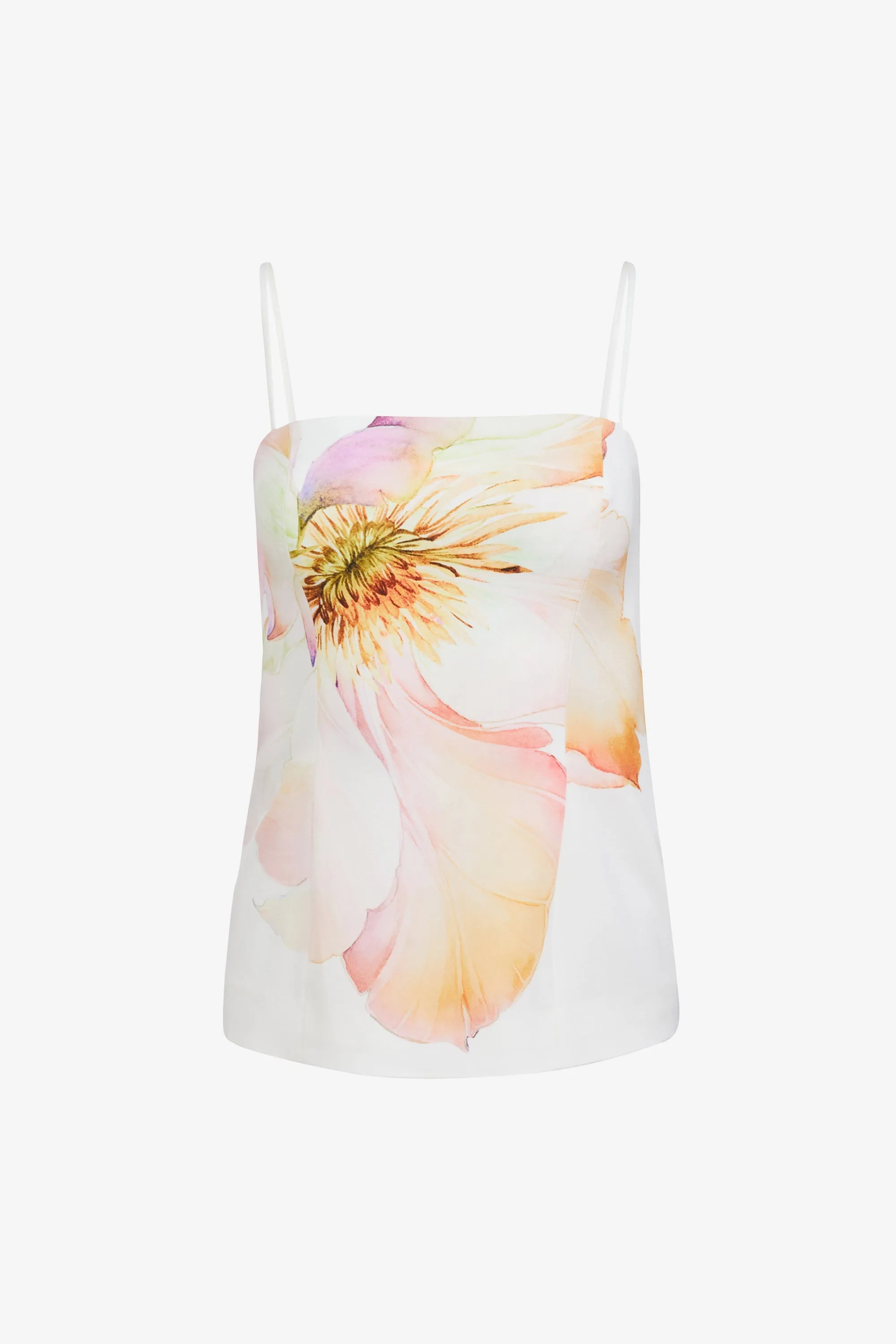 Toccin - Claudelle Sculpted Top - Watercolor Floral sold by Jessie Boutique product image thumbnail 2