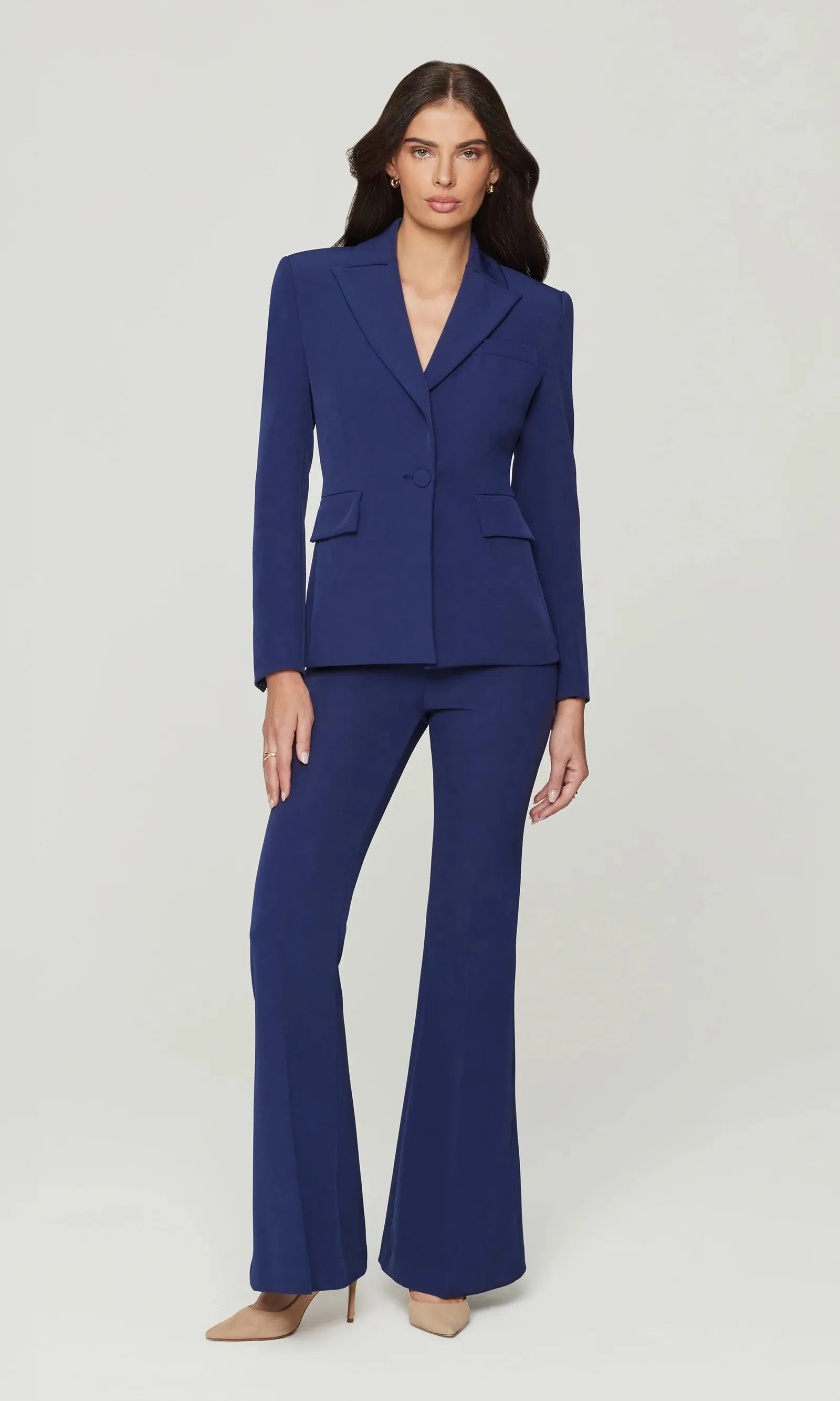 Generation Love - Aimee Crepe Blazer - Navy sold by Jessie Boutique product image thumbnail 4