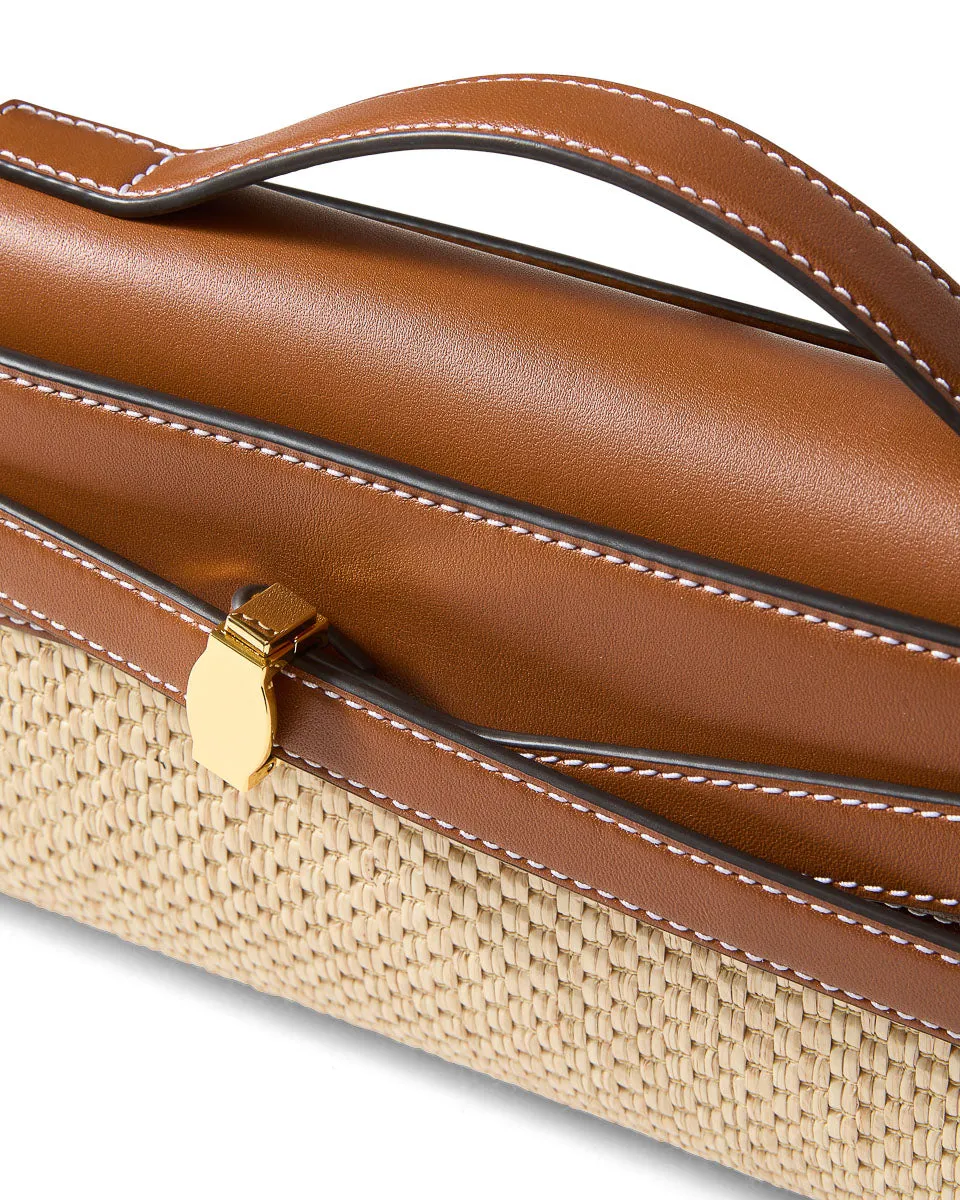 Veronica Beard - Raffia Dash Clutch - Hazelwood/Natural sold by Jessie Boutique product image thumbnail 3