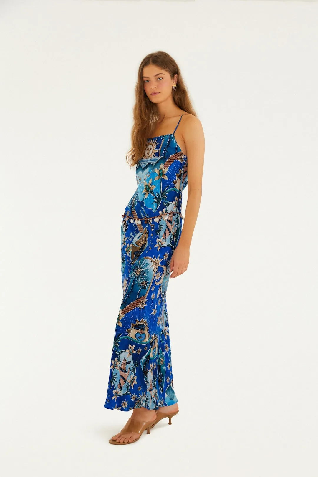 Farm Rio - Maxi Dress - Mystical Blue sold by Jessie Boutique product image thumbnail 4