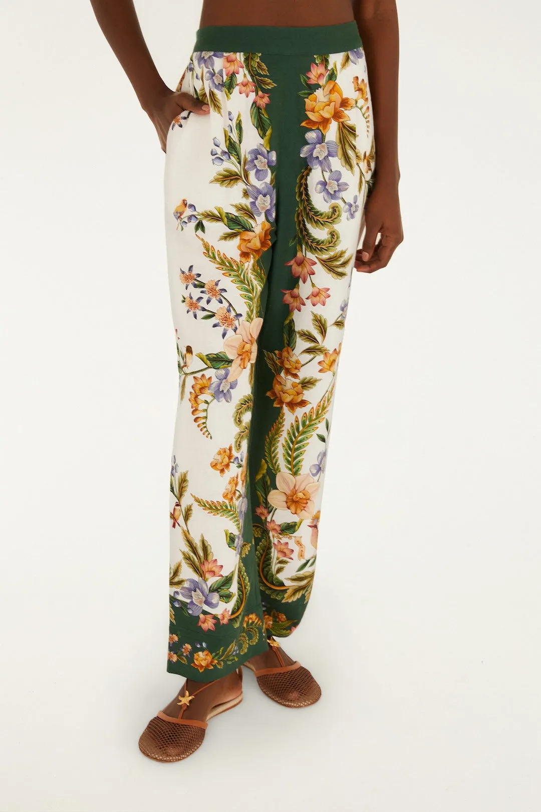 Farm Rio - Pants - Nature Sand sold by Jessie Boutique product image thumbnail 2