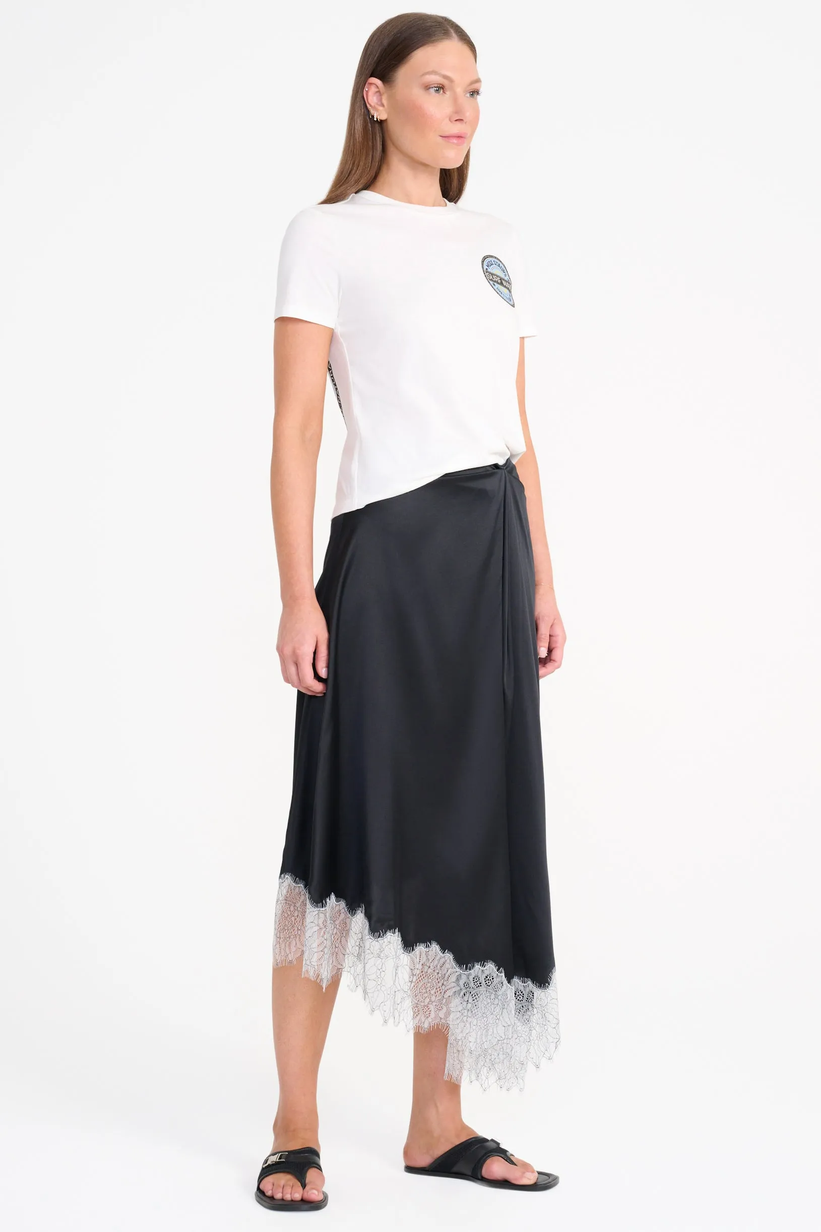 Staud - Sonoma Silk Skirt - Black sold by Jessie Boutique product image thumbnail 2
