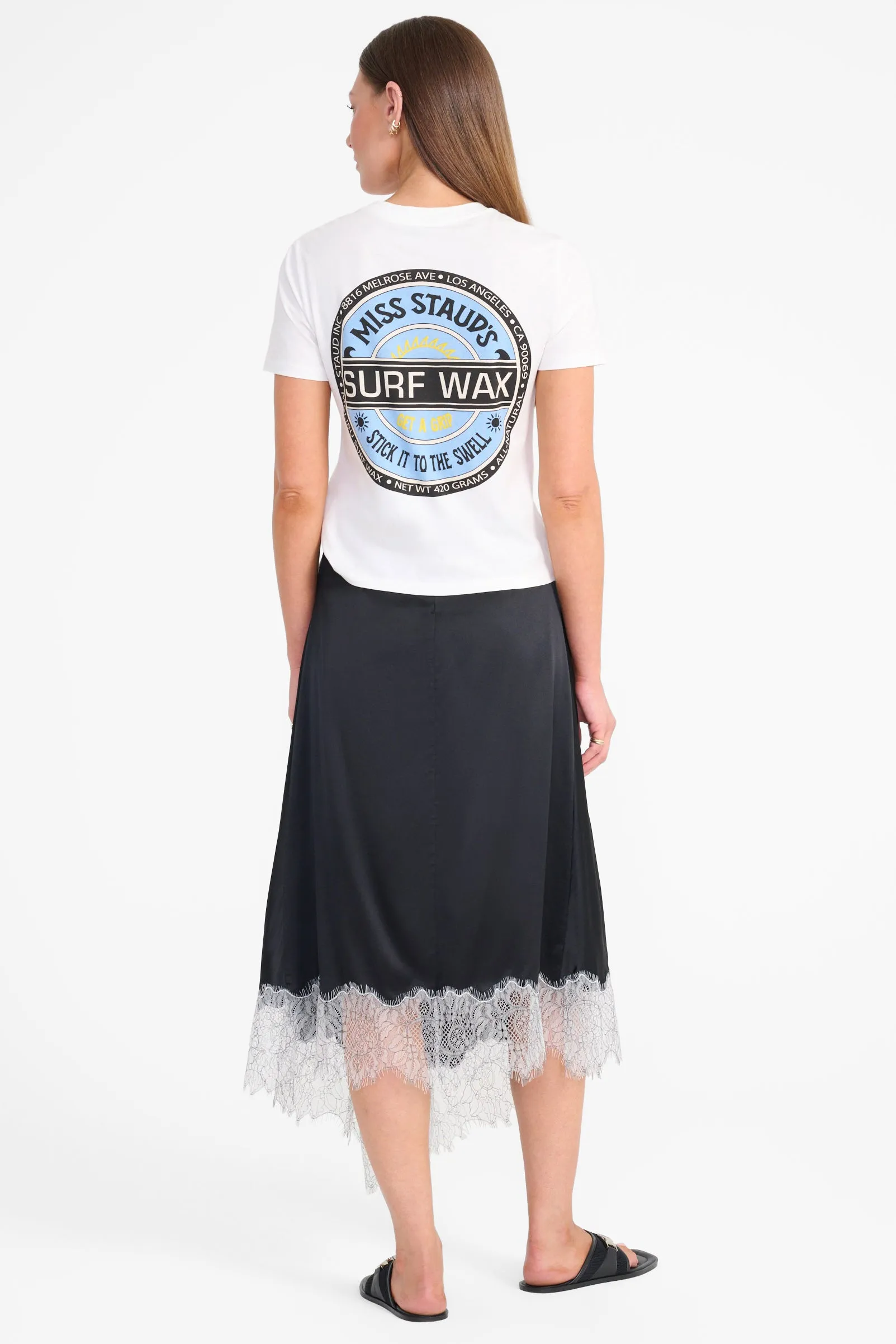 Staud - Sonoma Silk Skirt - Black sold by Jessie Boutique product image thumbnail 3