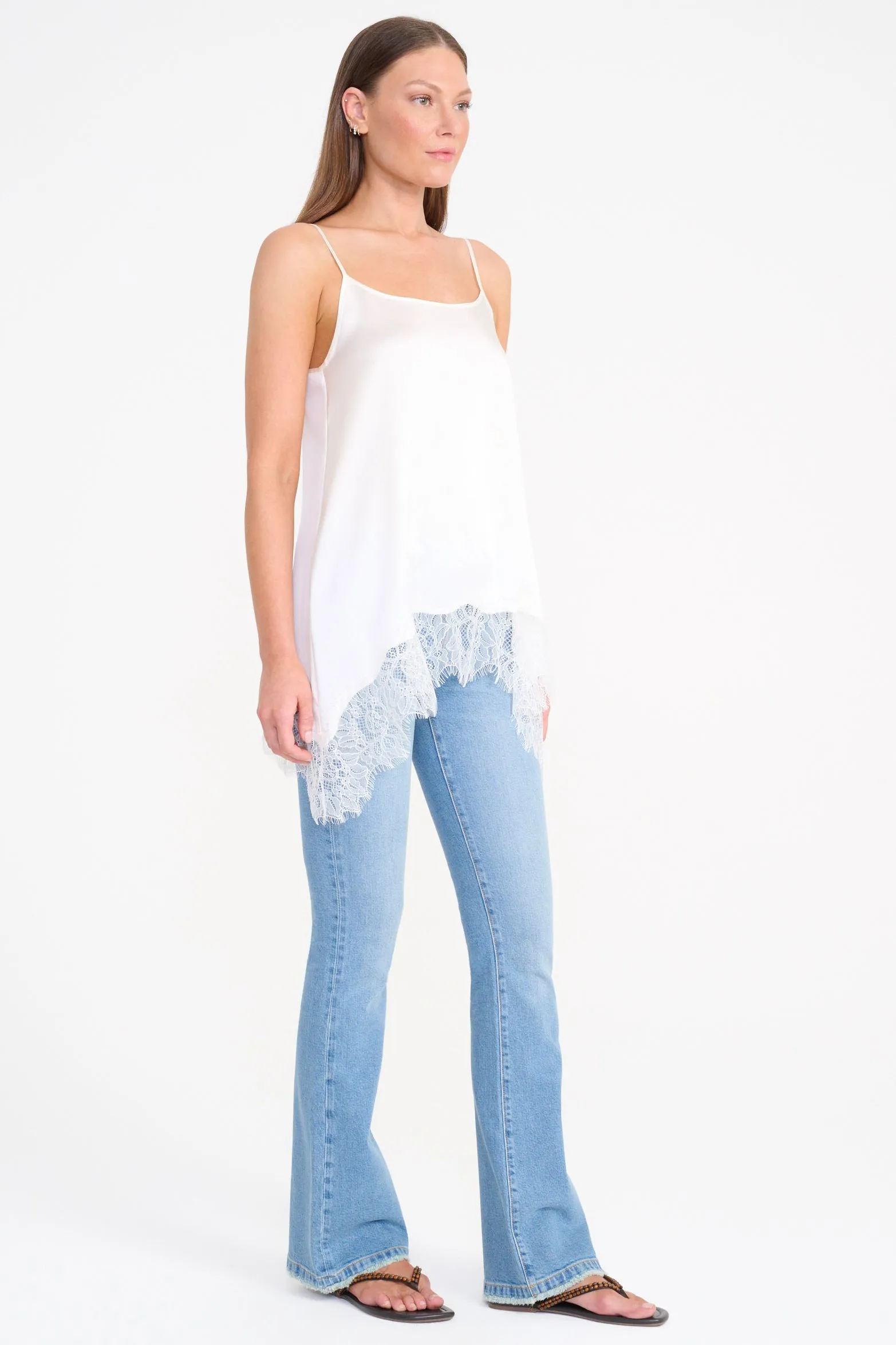 Staud - Chloe Silk Cami - Ivory sold by Jessie Boutique product image thumbnail 4