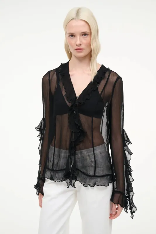 Staud - Kellcy Top - Black sold by Jessie Boutique