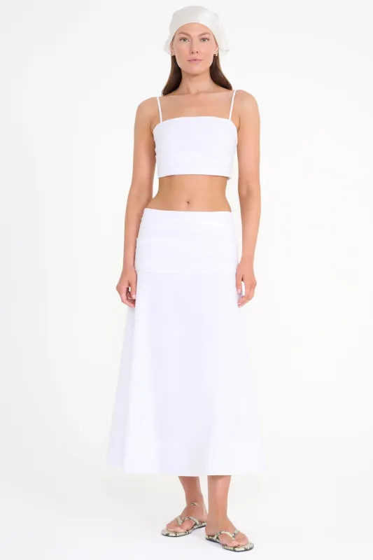 Staud - Lorenzo Top - White made by STAUD