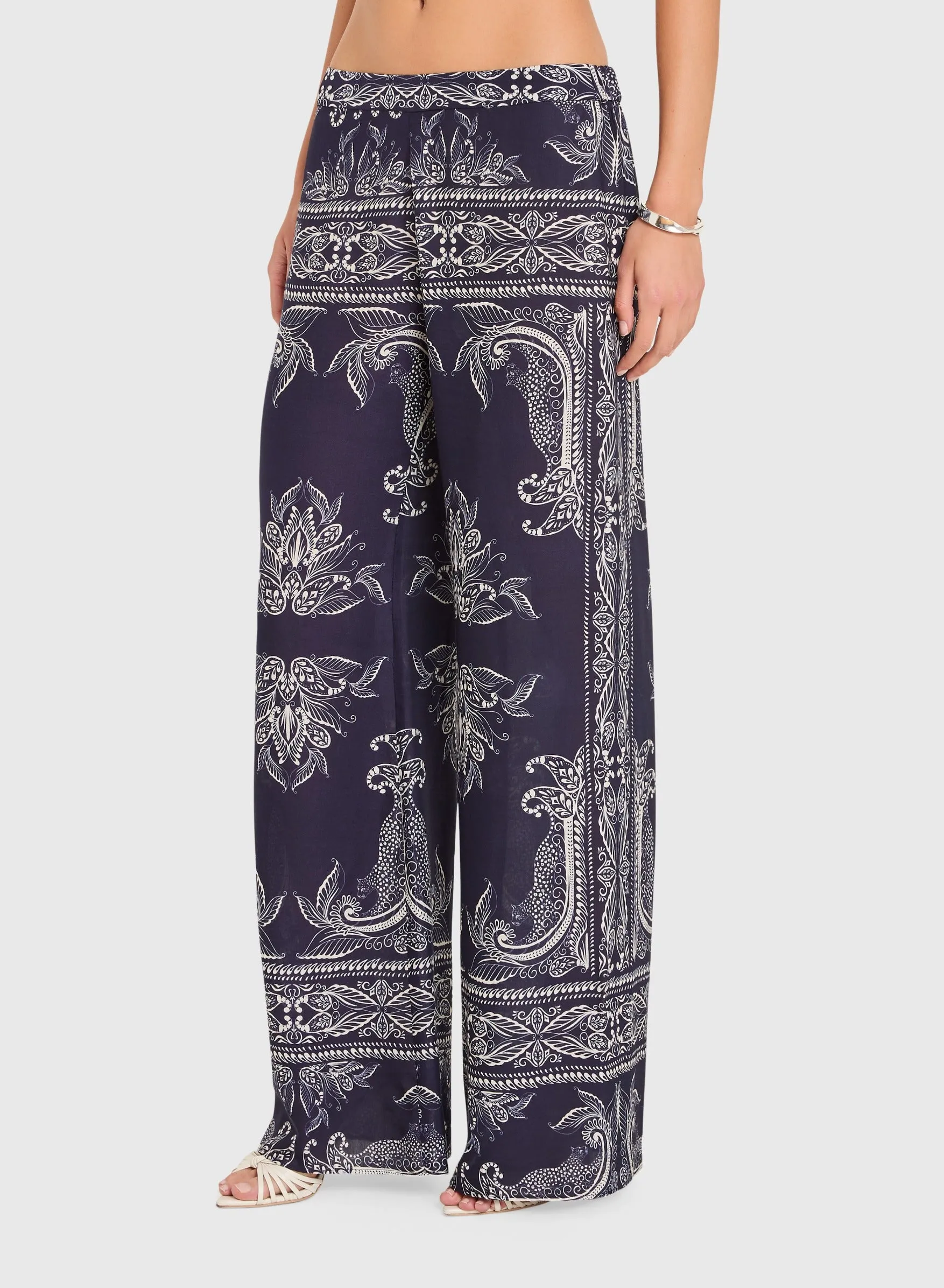 Amanda Uprichard - Arielle Pants - Navy sold by Jessie Boutique product image thumbnail 2