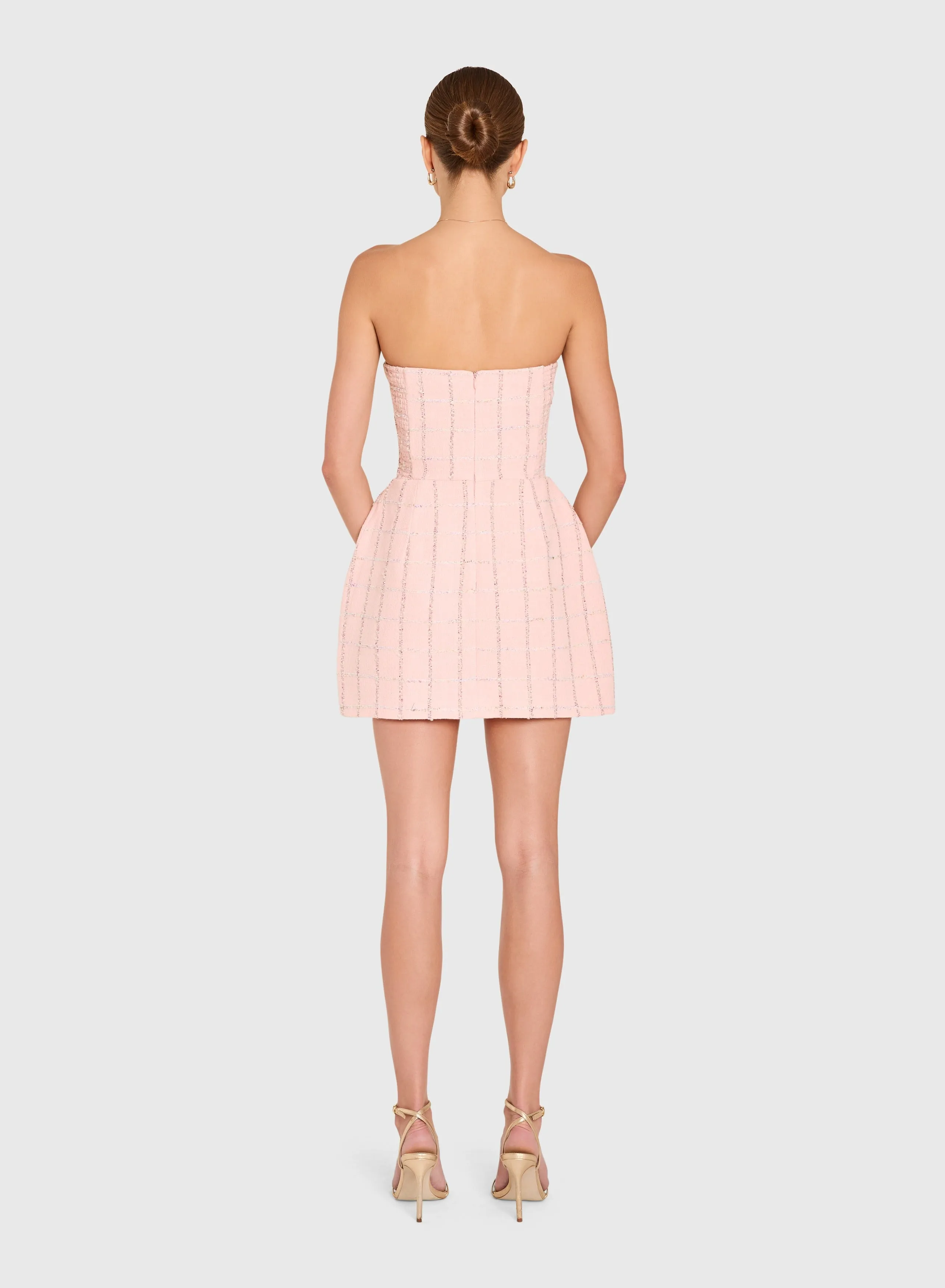 Amanda Uprichard - Strapless Bethany Romper - Mochi sold by Jessie Boutique product image thumbnail 3