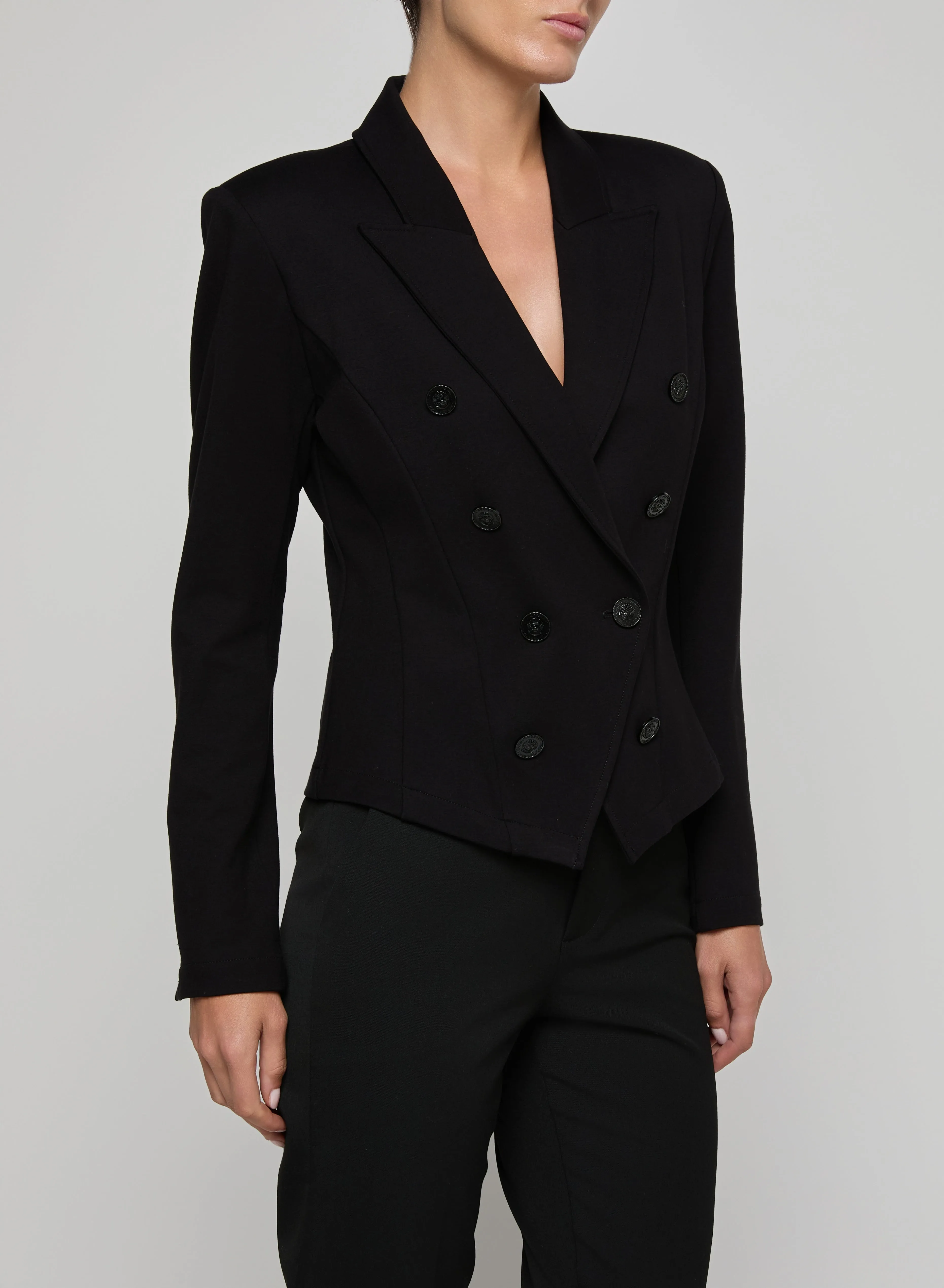 L’agence - Emerson Structured Blazer - Black sold by Jessie Boutique product image thumbnail 3
