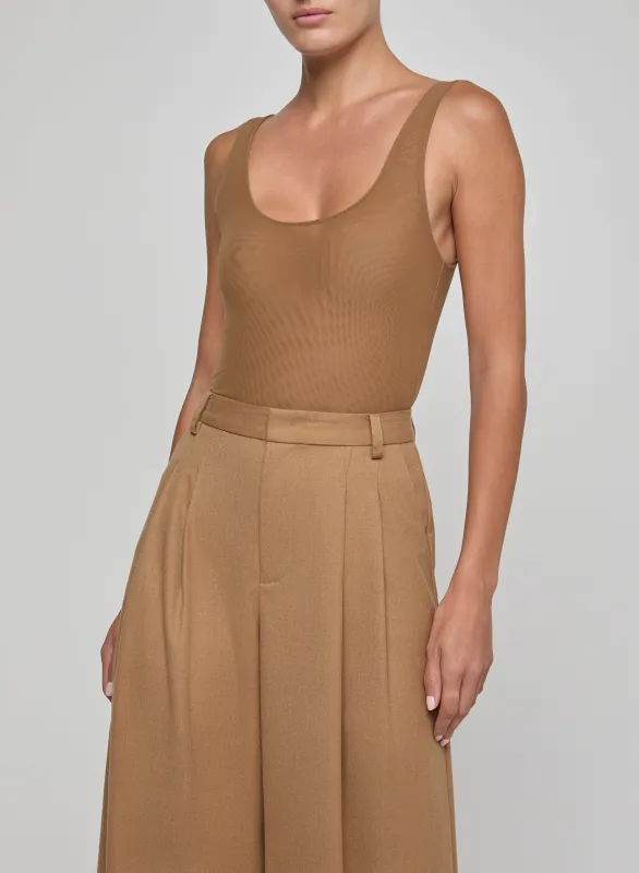 L’agence - Kalea Mesh Bodysuit - Dark Macchiato sold by Jessie Boutique