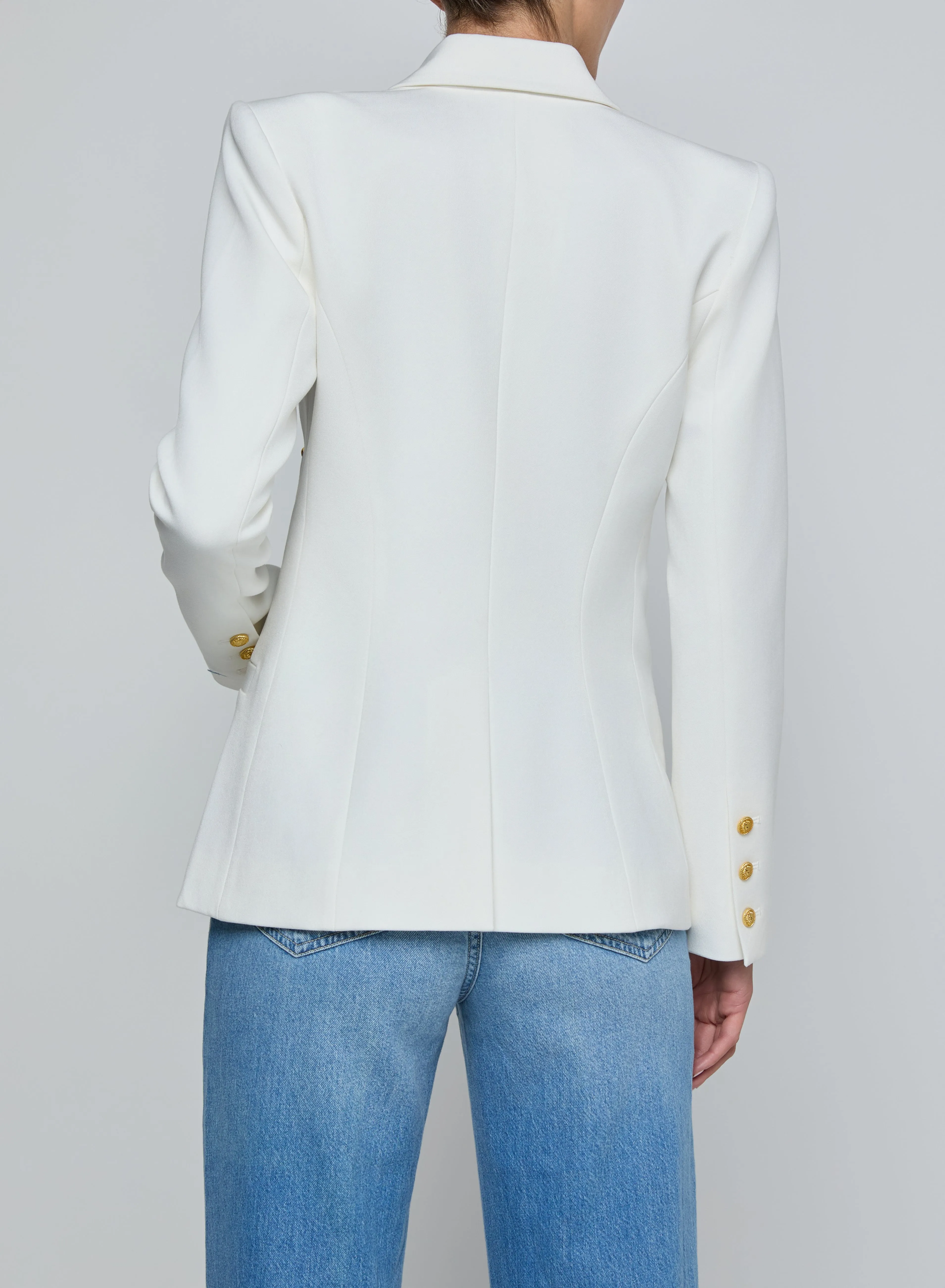 L’agence - Kyomi Double-Breasted Blazer - White sold by Jessie Boutique product image thumbnail 2