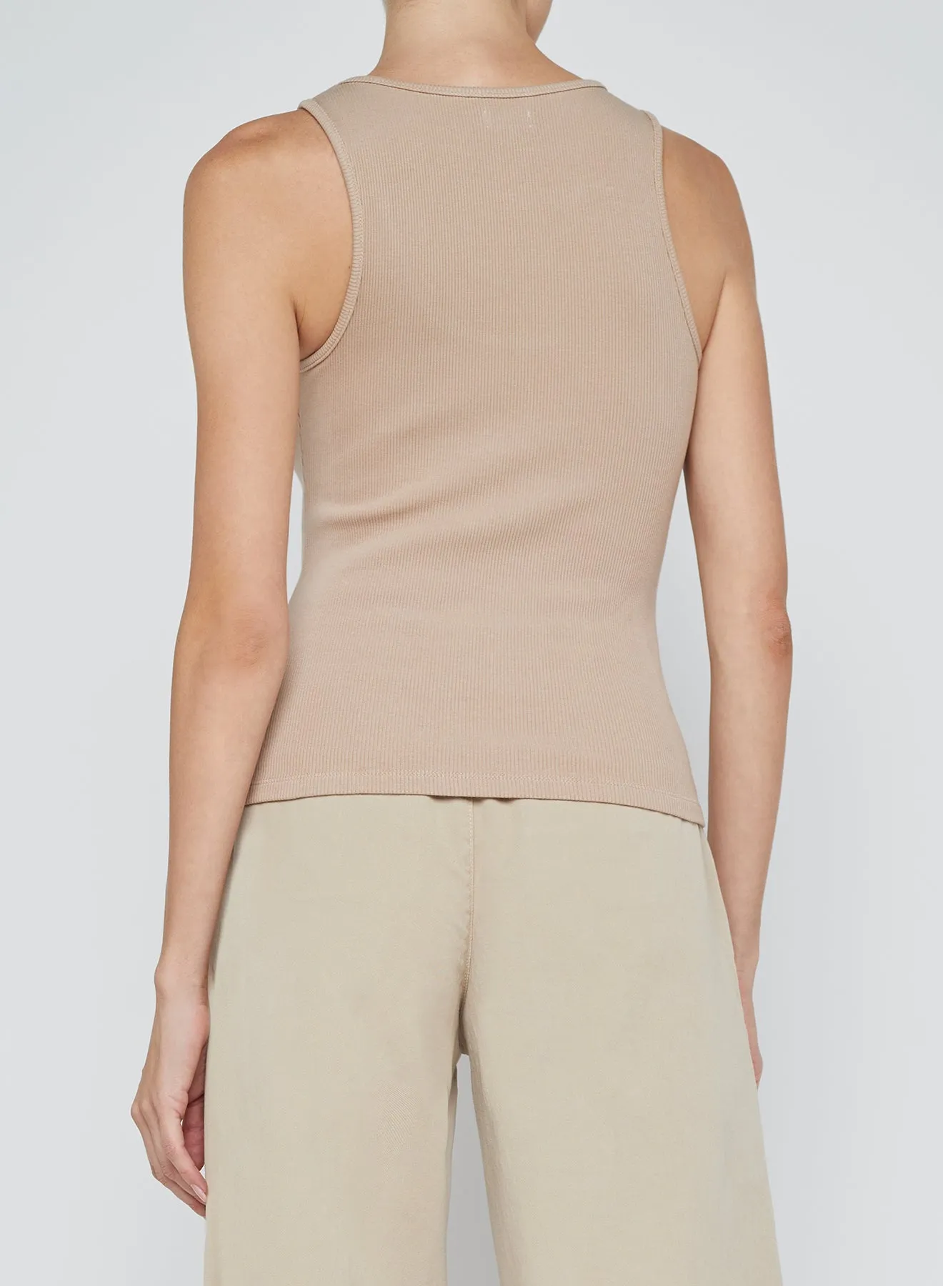 L’agence - Adira Scoopneck Tank - Cappuccino sold by Jessie Boutique product image thumbnail 3