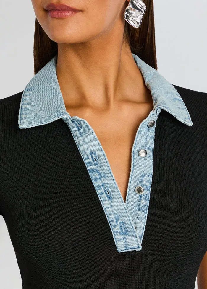 SER.O.YA - Reye Knit Maxi Dress - Black/Coastline sold by Jessie Boutique product image thumbnail 2