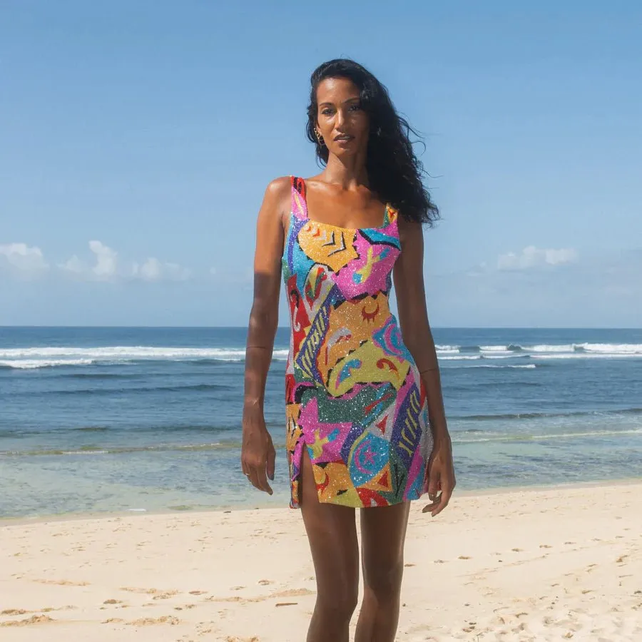 Oceanus - Boston Dress - Multi sold by Jessie Boutique