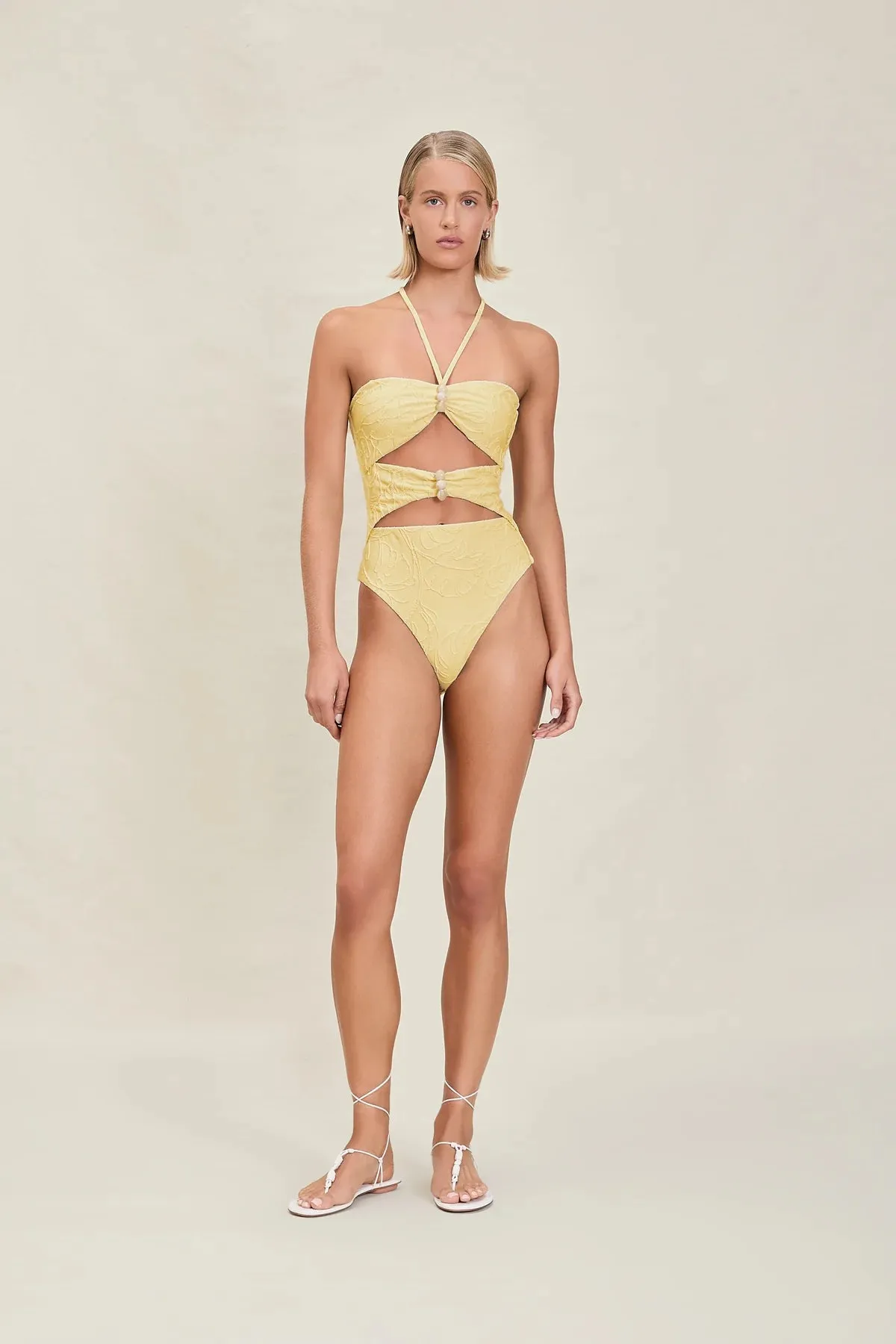 Devon Windsor - Isla Full-Piece - Lemondrop sold by Jessie Boutique