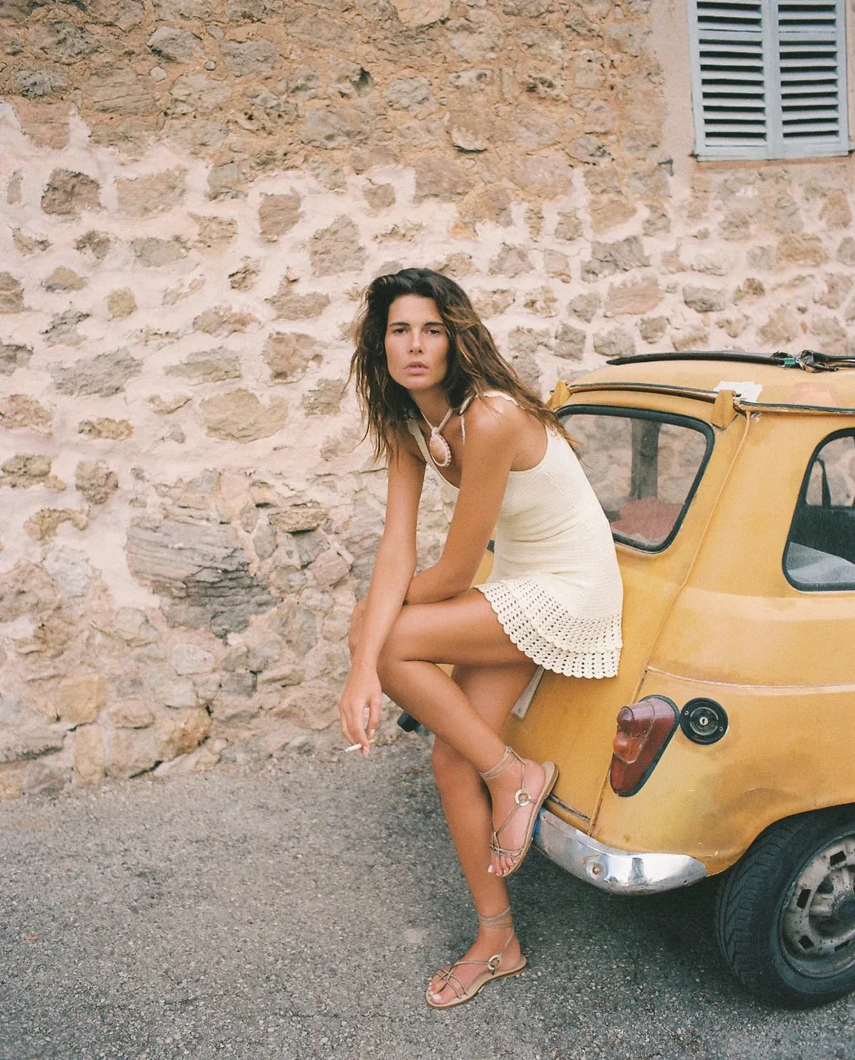 Devon Windsor - Willamina Dress - Vanilla sold by Jessie Boutique product image thumbnail 5