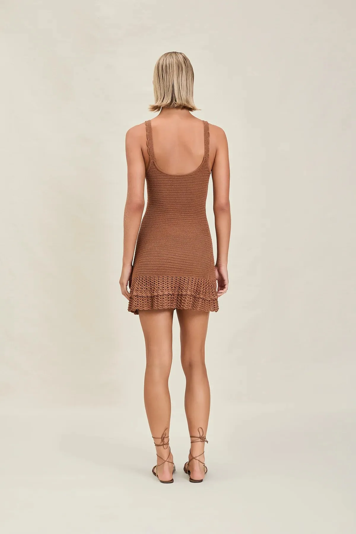 Devon Windsor - Willamina Dress - Almond sold by Jessie Boutique product image thumbnail 3