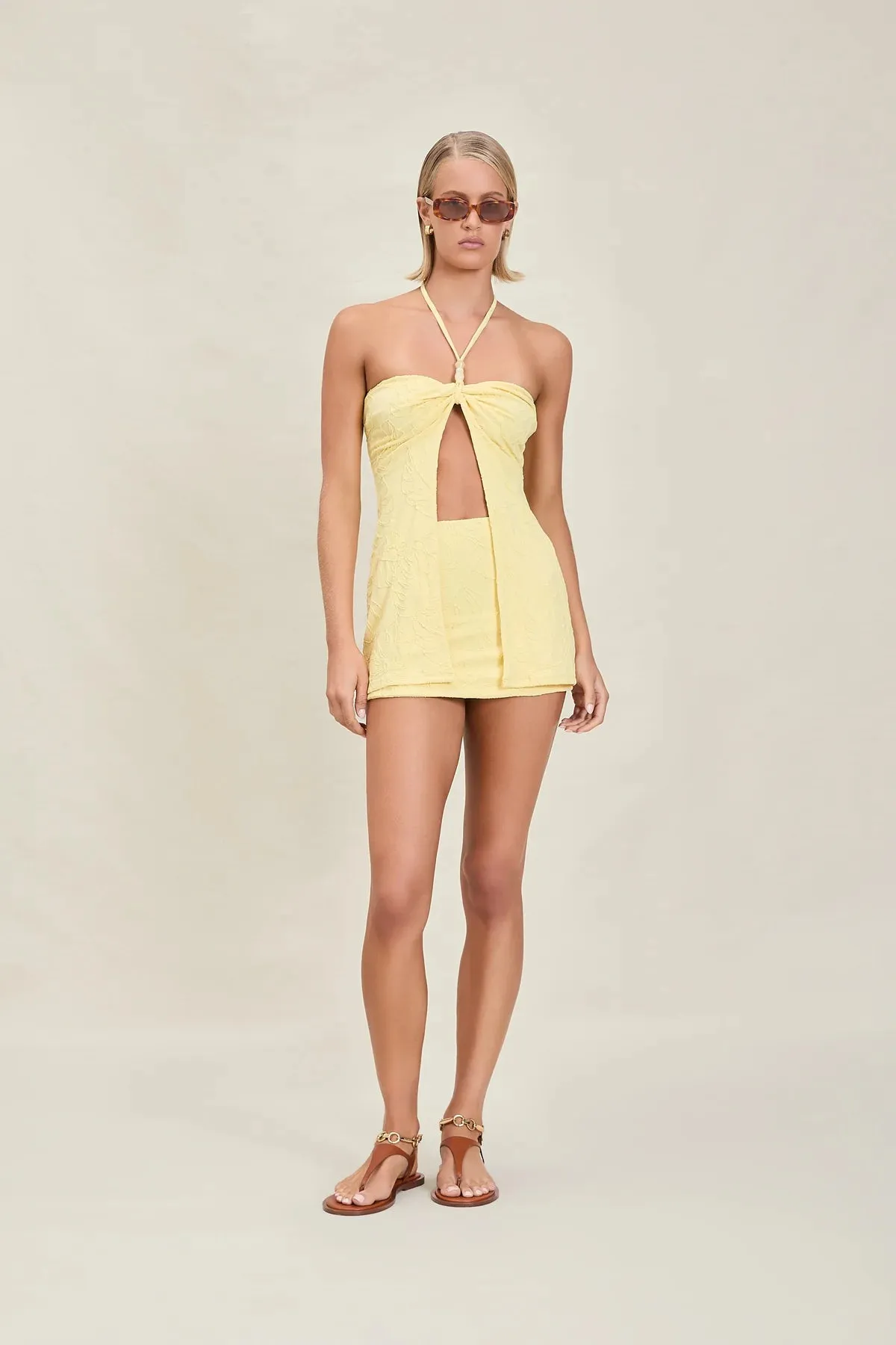 Devon Windsor - Jamie Top - Lemondrop sold by Jessie Boutique