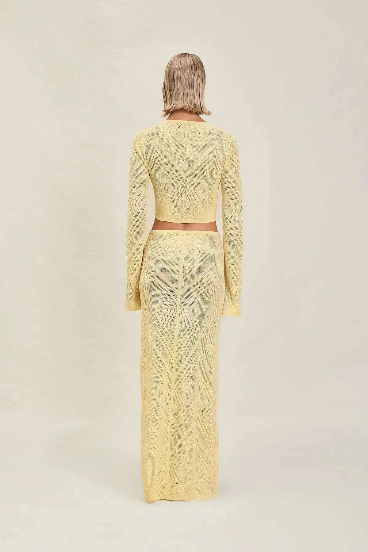 Devon Windsor - Vie Skirt - Lemondrop sold by Jessie Boutique product image thumbnail 3