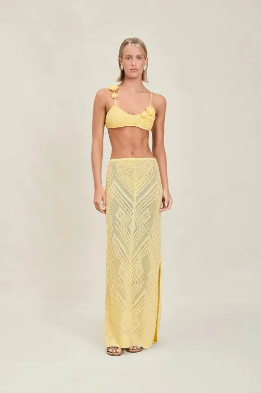 Devon Windsor - Vie Skirt - Lemondrop made by Jessie Boutique