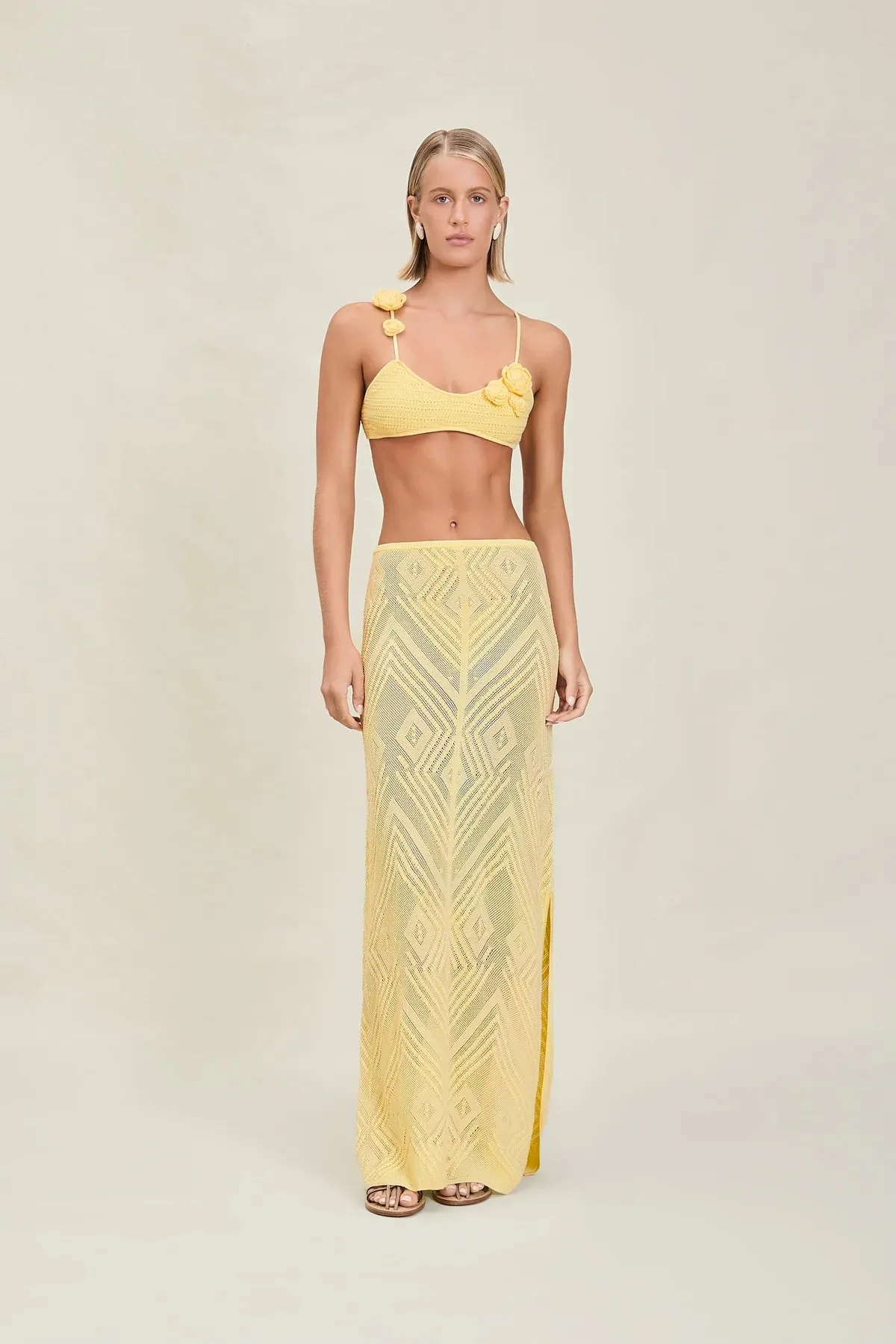 Devon Windsor - Vie Skirt - Lemondrop sold by Jessie Boutique