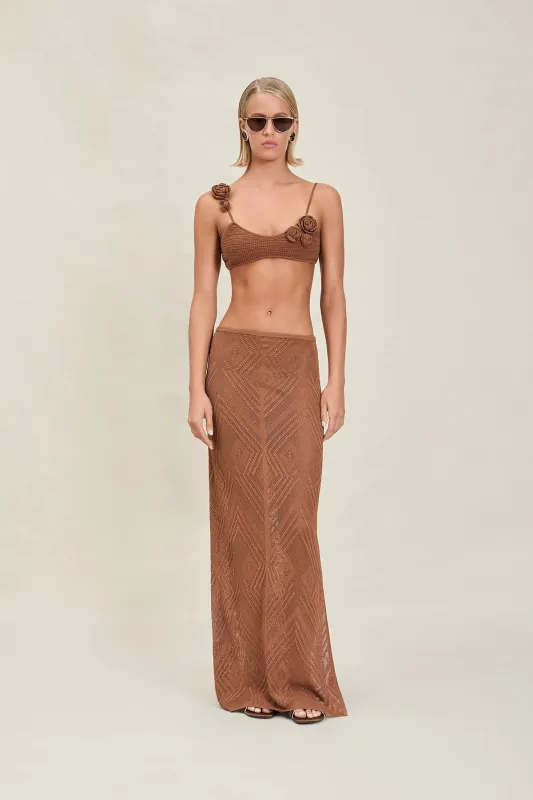 Devon Windsor - Vie Skirt - Almond made by Jessie Boutique