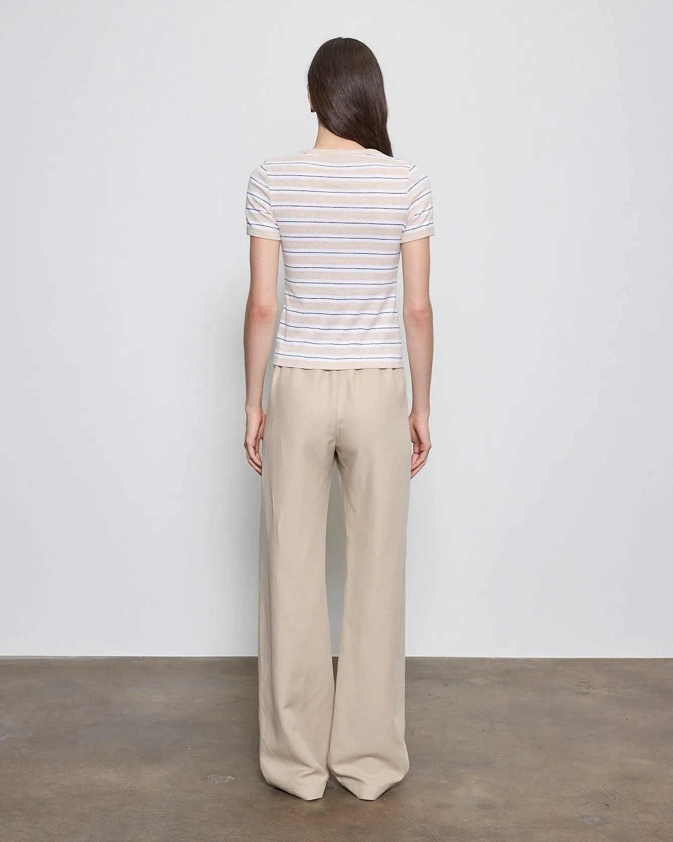 Enza Costa - Cotton Stripe Classic S/S Tee - Multiple Colors sold by Jessie Boutique product image thumbnail 5