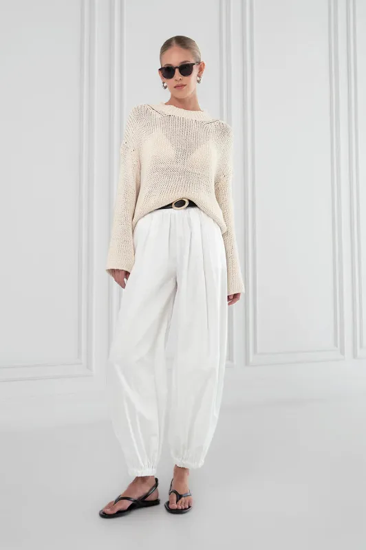 Parentezi - Hazel Sweater - Cream sold by Jessie Boutique